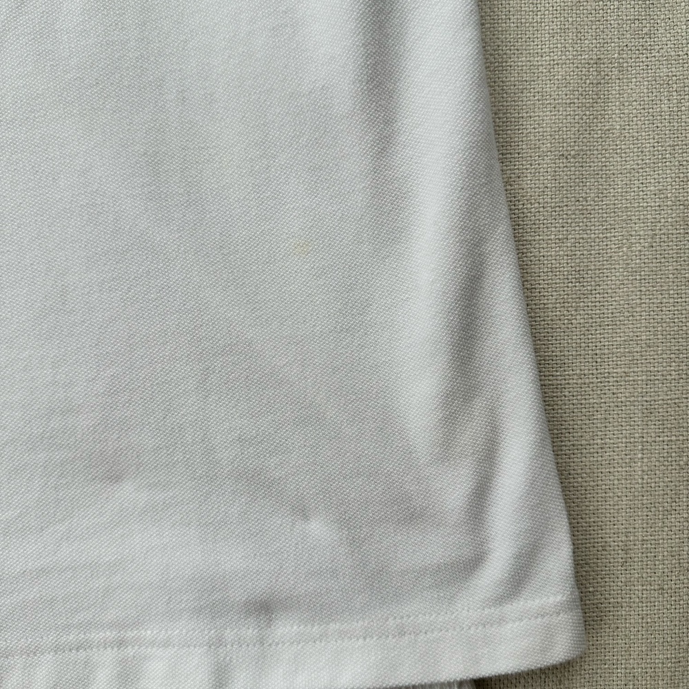 J. Crew White Polo Shirt with Green Logo - Picture 9 of 10